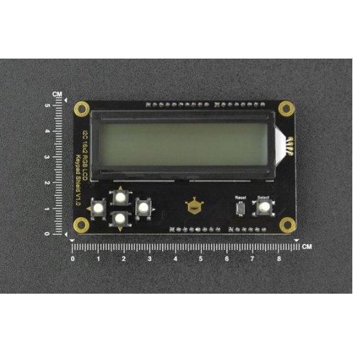 Buy I2c Rgb Backlight Lcd 16x2 Display Module For Arduino Black Text In India Fabtolab 5563